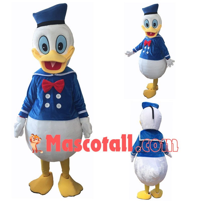 Mr.Donald Duck and Mrs. Daisy Duck Mascot Costume Prop Fancy Dress Adult Size