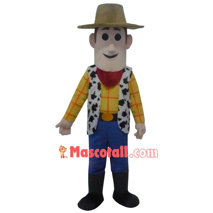 Adult Size Toy Story Character Cowboy Woody Mascot Costume Cartoon Mascots for Party Fancy Dress