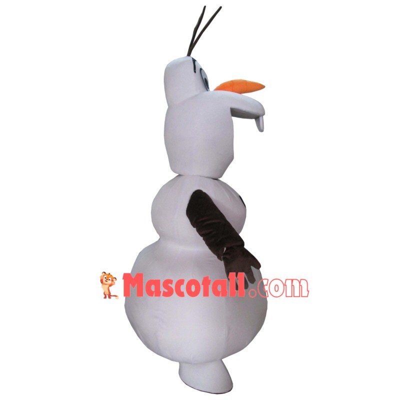 New Smiling Olaf Mascot Costume Halloween Mascot Costume