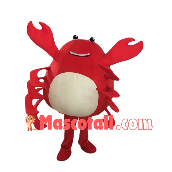 Darling Red Crab Granchio Mascot Costume Cartoon Character Mascot
