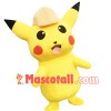 Happy Pikachu Mascot Costume Cartoon Character Mascot