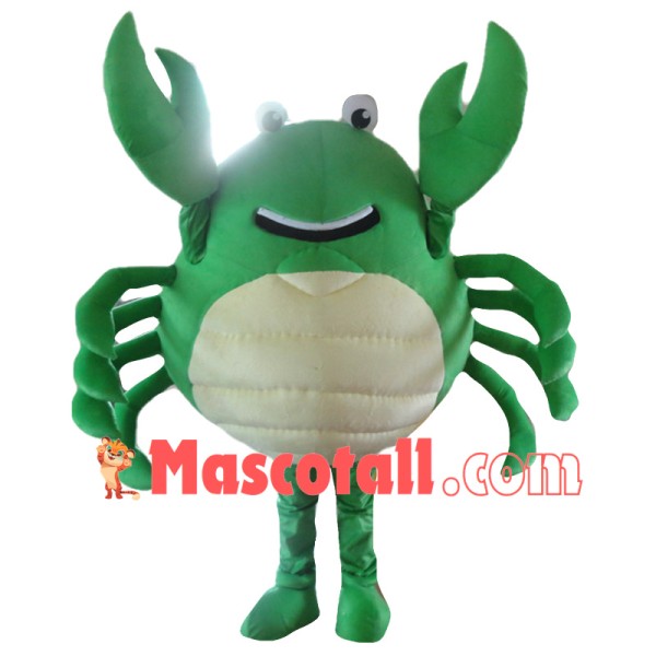 Green Crab Mascot Costume Adult Crab Costume