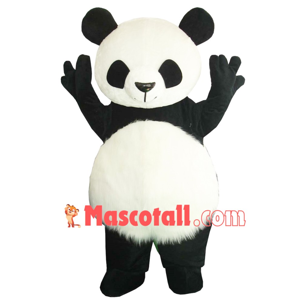 Cartoon Panda Mascot Costume Adult Size