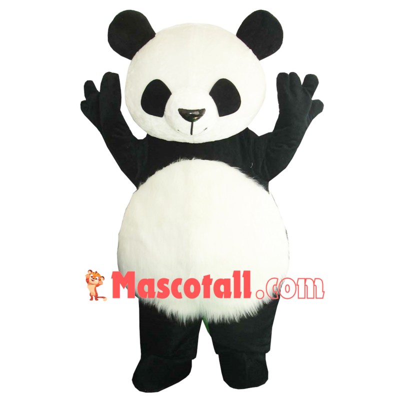 Cartoon Panda Mascot Costume Adult Size