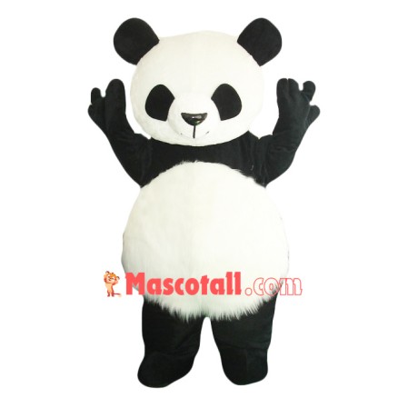Cartoon Panda Mascot Costume Adult Size