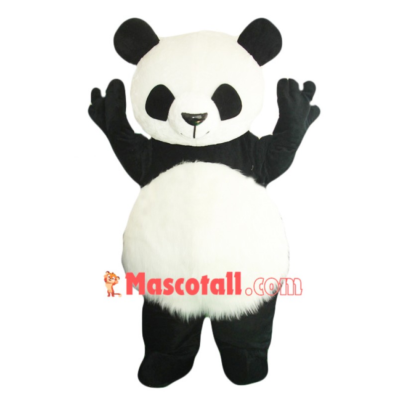Cartoon Panda Mascot Costume Adult Size