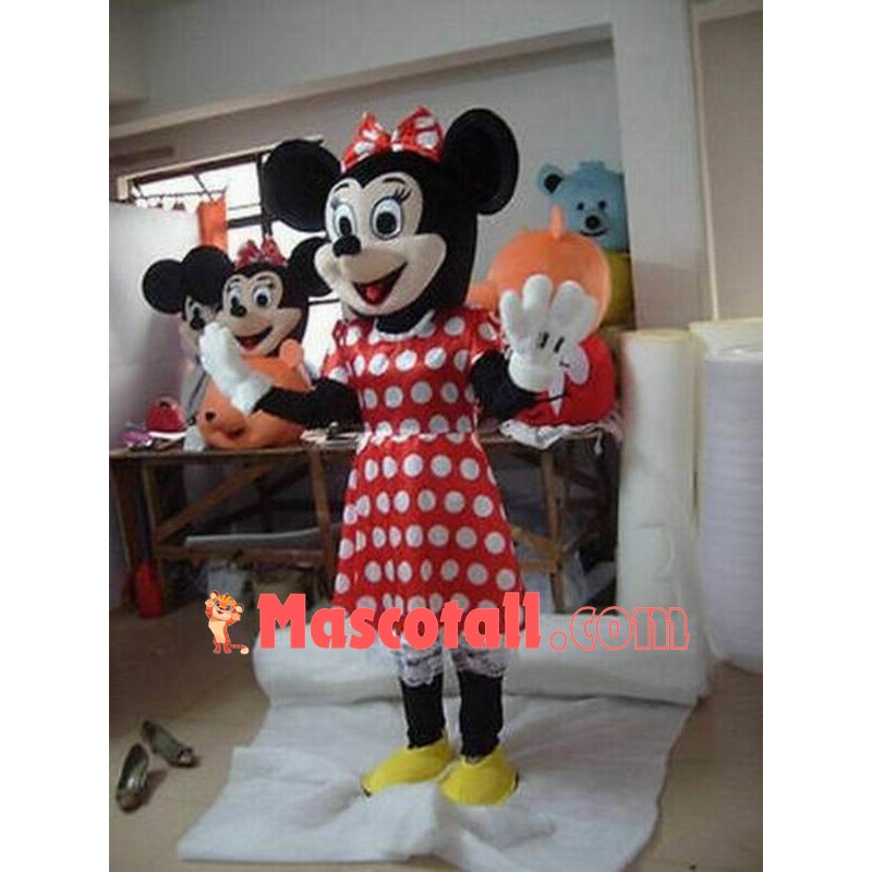 New Mickey Mouse & Minnie Mouse Mascot Costume