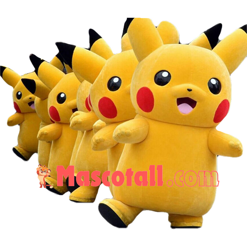 Pikachu Mascot Costume Cartoon Costume