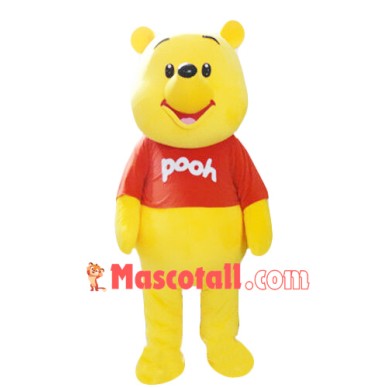 Winnie The Pooh Adult Mascot Costume for Halloween