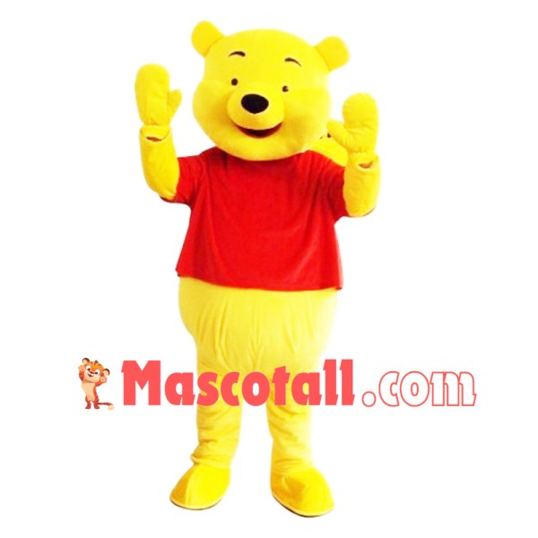 Winnie The Pooh Adult Mascot Costume for Halloween