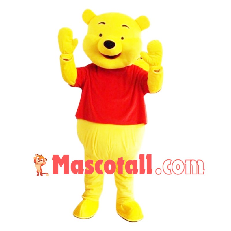 Winnie The Pooh Adult Mascot Costume for Halloween
