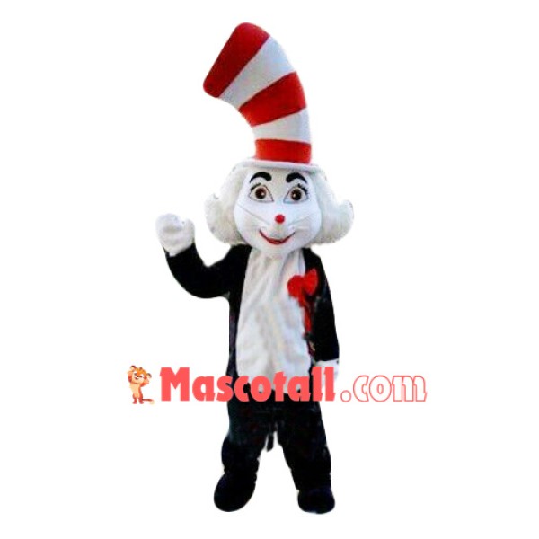 Halloween Mascot Black Magic Cat Mascot Costume