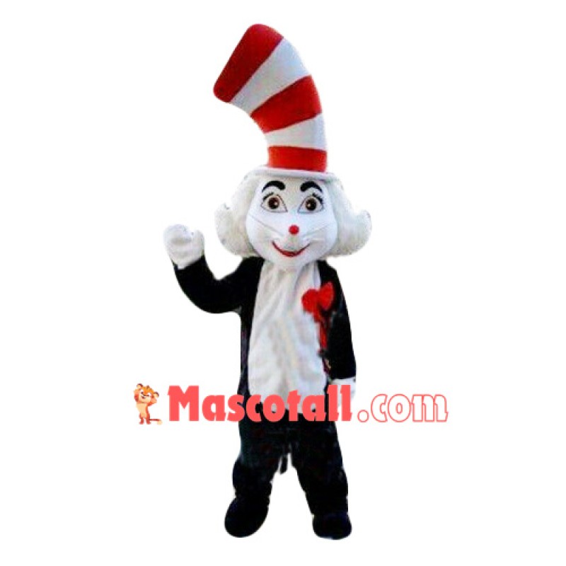 Halloween Mascot Black Magic Cat Mascot Costume