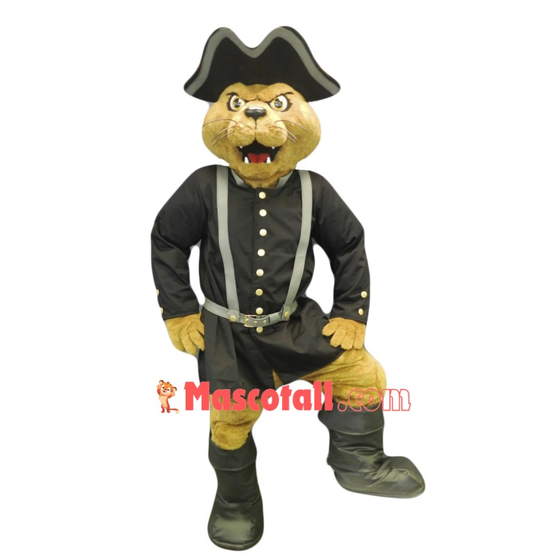 Cannoneer Cat Mascot Costume