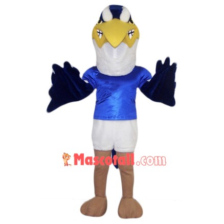 The Blue Heron Mascot Costume