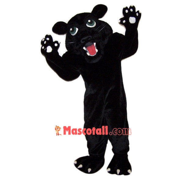 Fierce Black Panther Mascot Costume