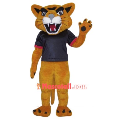 Happy Cougar Mascot Costume