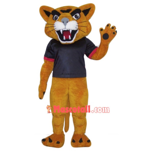Happy Cougar Mascot Costume