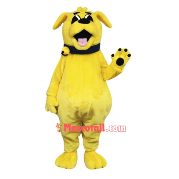 Cute Yellow Dog Mascot Costume