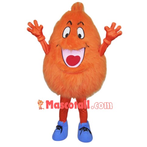 The Orange Monster Mascot Costume