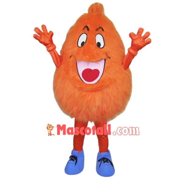 The Orange Monster Mascot Costume