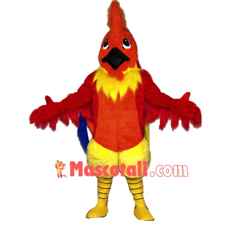 High Quality Red Rooster Mascot Costume