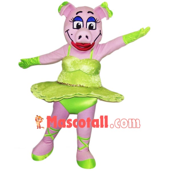 Dancing Pig Mascot Costume