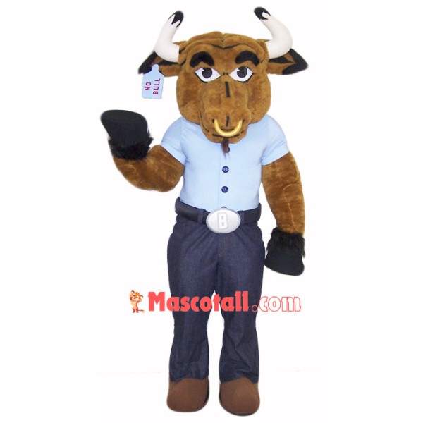 High Quality Bull Mascot Costume Free Shipping