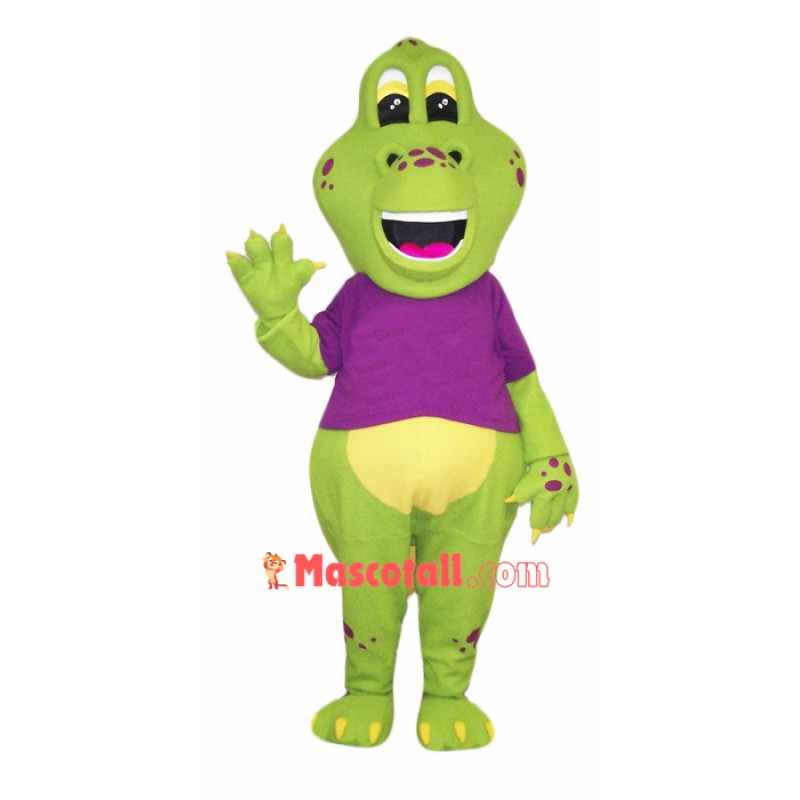High Quality Green Dinosaur Mascot Costume