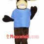 College Moose Mascot Costume