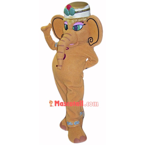 Shaka Elephant Mascot Costume