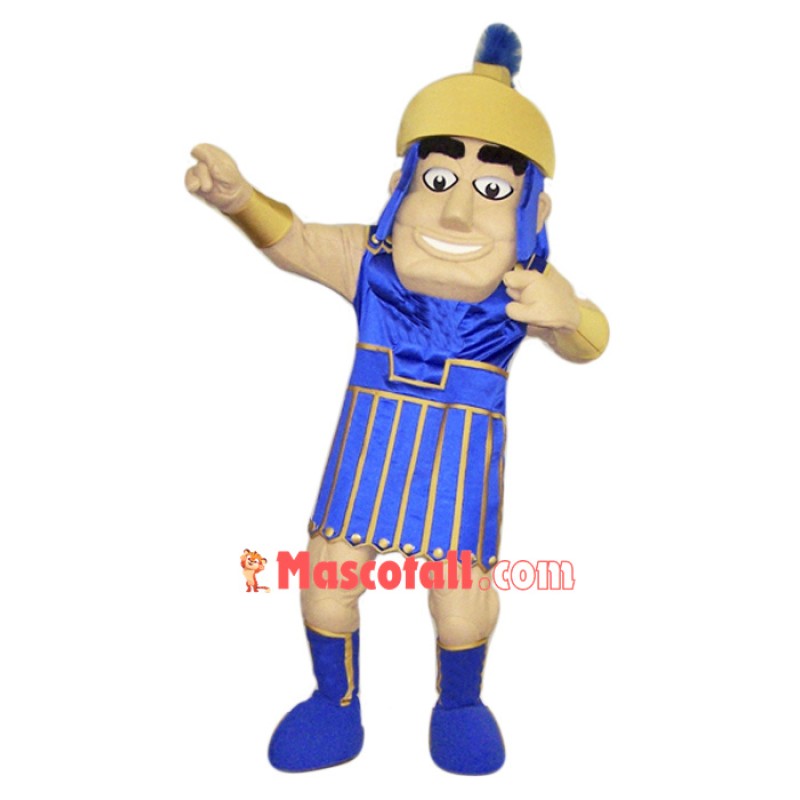 Happy Spartan Mascot Costume