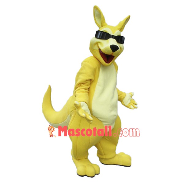Cool Adult Kangaroo Mascot Costume