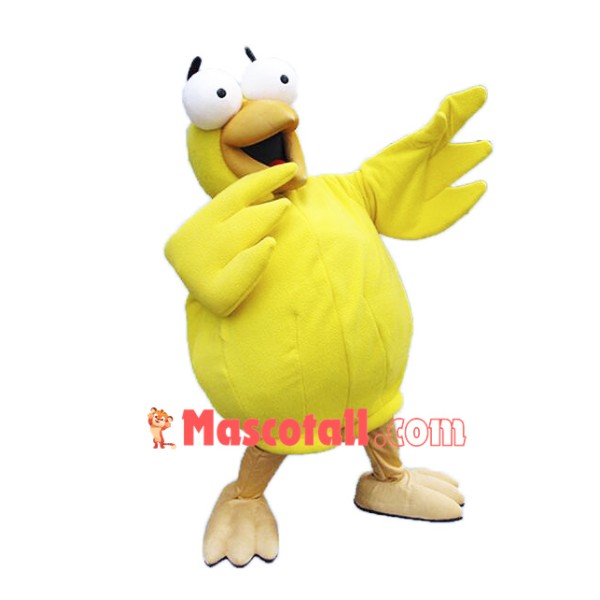 Yellow Chicken Mascot Costume