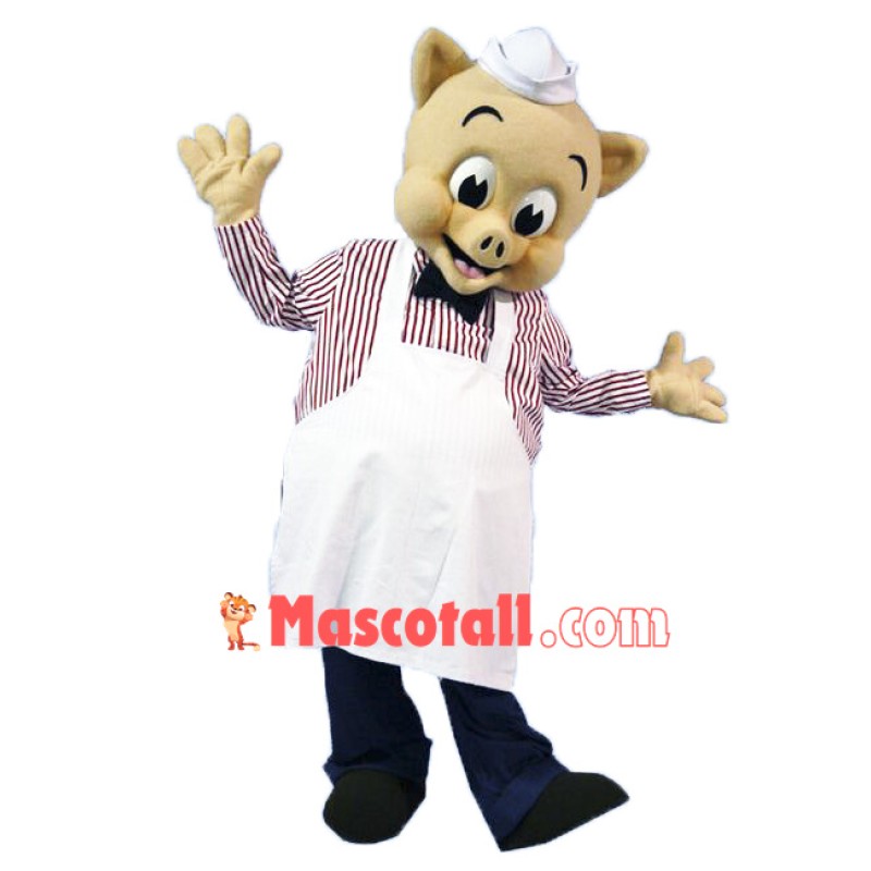 High Quality Chef Pig Mascot Costume