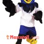 Blue Hawk Mascot Costume
