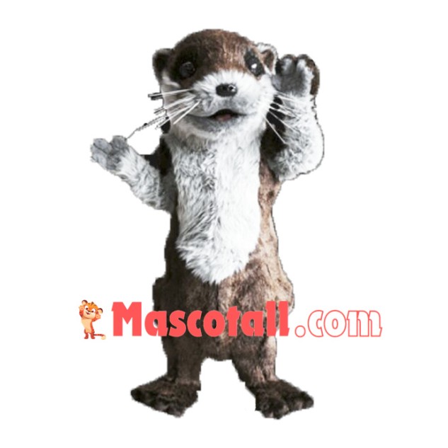 Cute Otter Mascot Costume