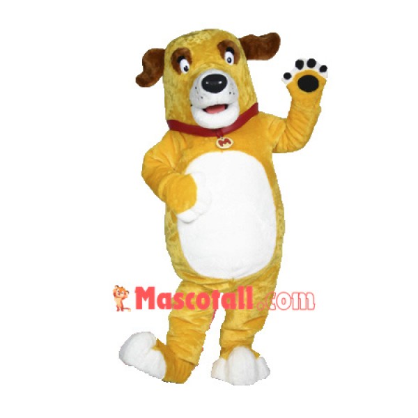 High Quality Yellow Dog Mascot Costume