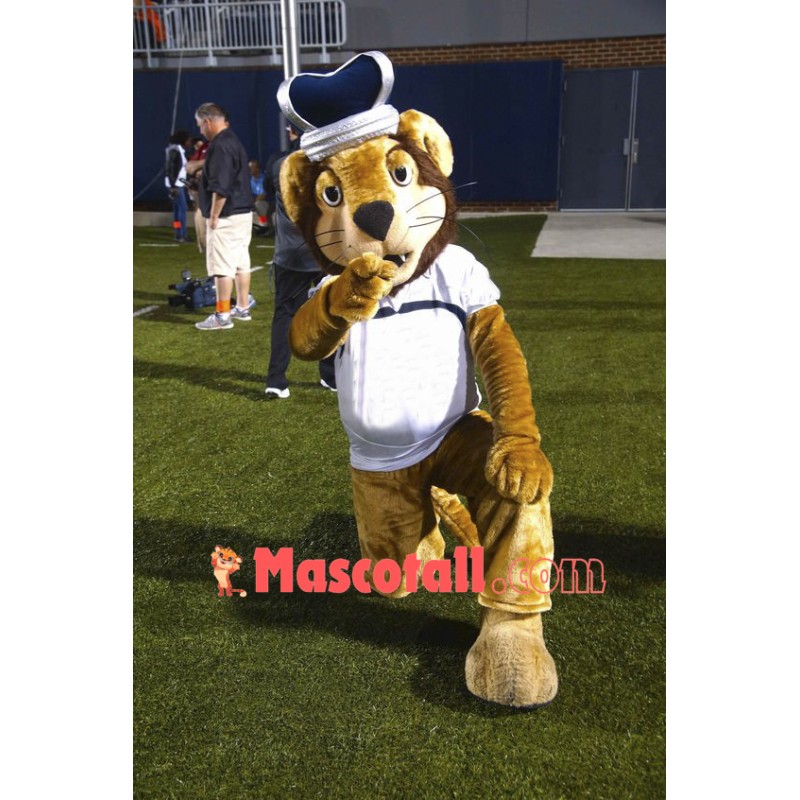 College King Lion Mascot Costume