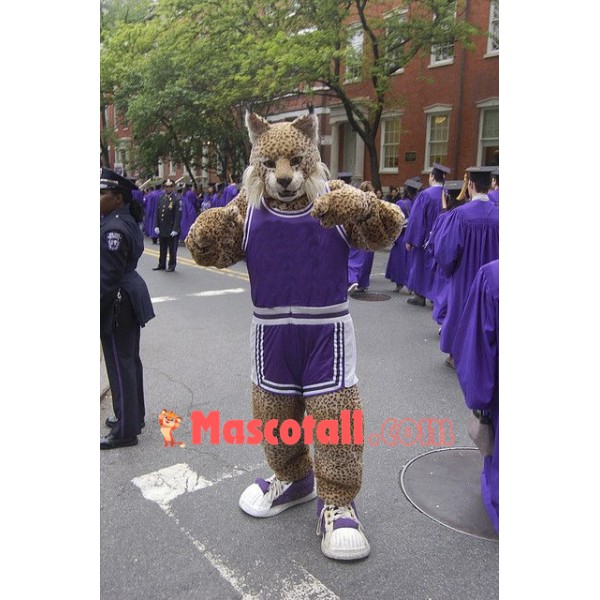 School Bobcat Mascot Costume