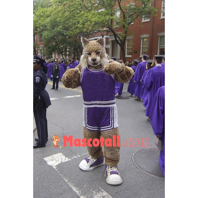 School Bobcat Mascot Costume