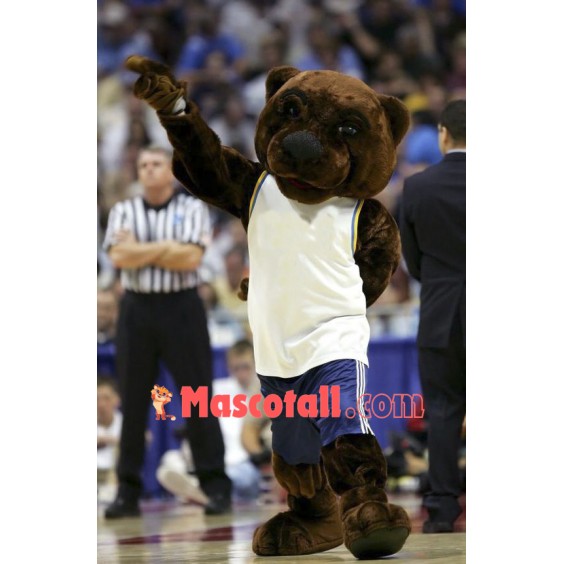 College Basketball Bear Mascot Costume