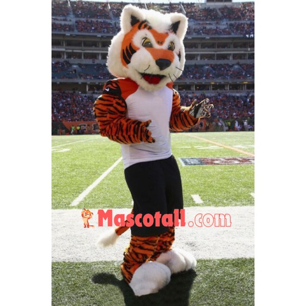University Sport Tiger Mascot Costume
