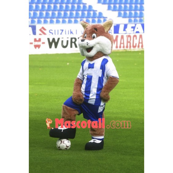 Football Fox Mascot Costume