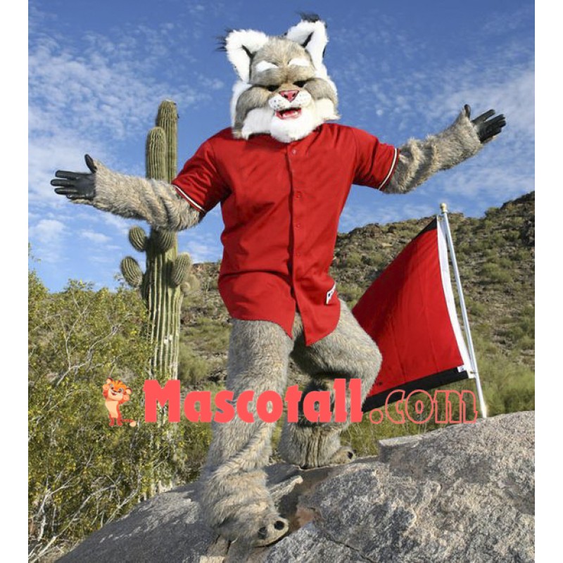 Brand New Fierce Wildcat Mascot Costume