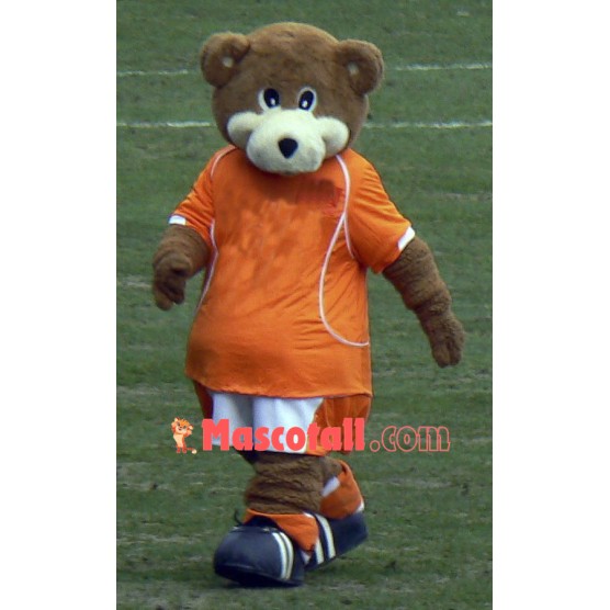 Football Bear Mascot Costume