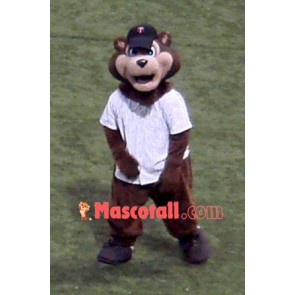 Baseball Bear Mascot Costume