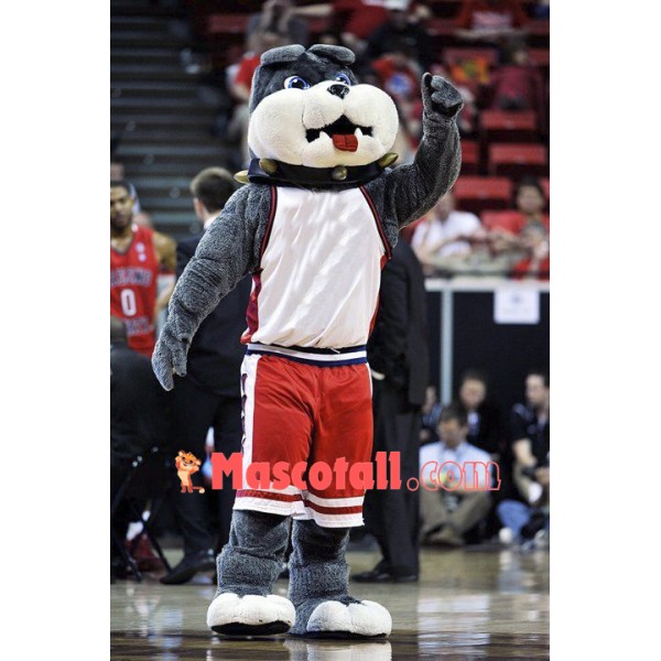 Cute College Bulldog Mascot Costume