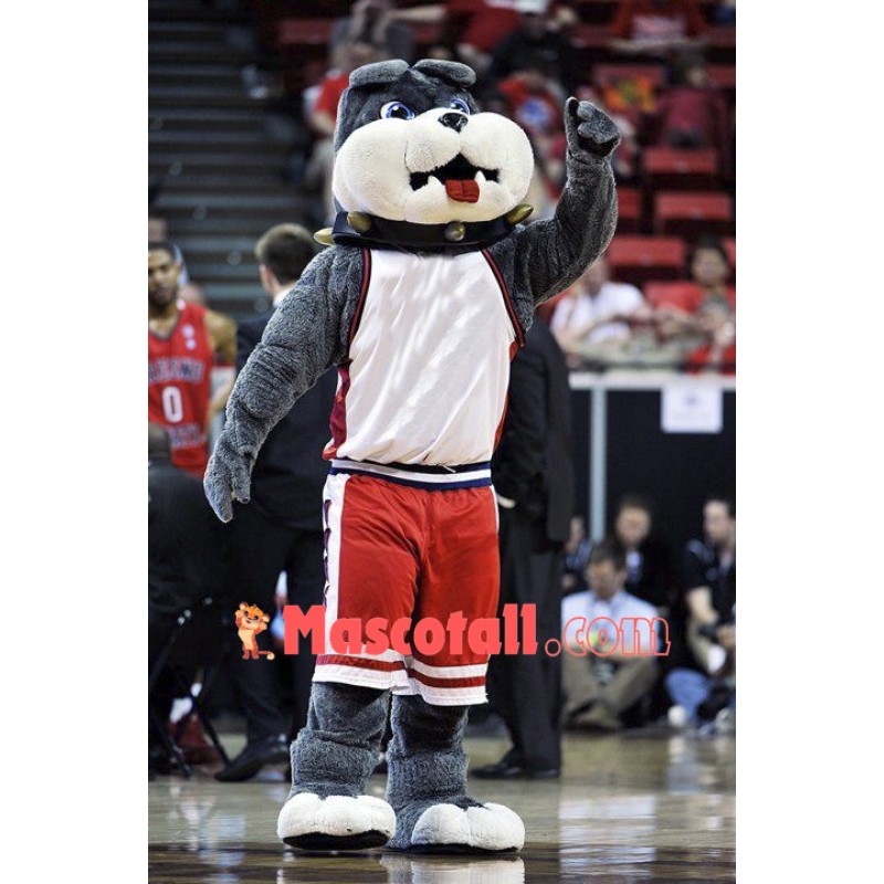 Cute College Bulldog Mascot Costume