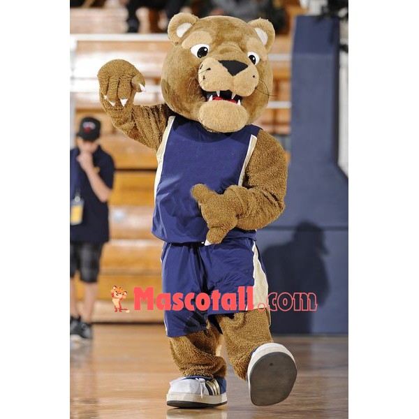 Golden Panther Mascot Costume